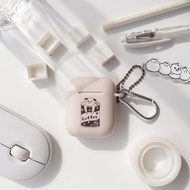 狗狗喝咖啡AirPods保護套含吊飾