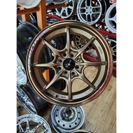 NEW RIM MUGEN BROWN 16 7JJ ET38 8H 100/114