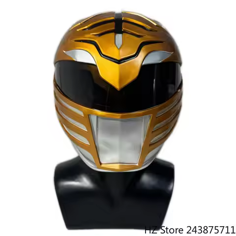 Power Rangers Lightning Collection Mighty Morphin White Ranger Helmet Replica Full-Scale for Display