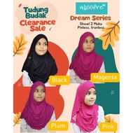 CLEARANCE Dream Shawl by aljoofre, shawl instant budak double loop dua muka moss crepe ironless siap