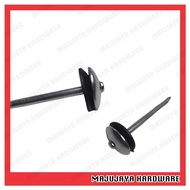 50PCS PVC Black Rubber Washer Pelapik Getah Hitam Untuk Paku Payung Paku Zink Roofing Nail Washer Ru