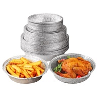 Set Of 10 Aluminum Dish Molds For Food, Food - Oil-Free Fryer Paper Trays, 4cm Deep Oven