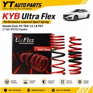 KYB Ultra Flex Performance Lowered Sport Spring Honda Civic FC TEA 1.5 1.8 FK7 1 Set 4PCS