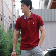 KUFKOLAR Classic Polo Shirt Maroon I For Men And Women Straight-Cut P42-RE01