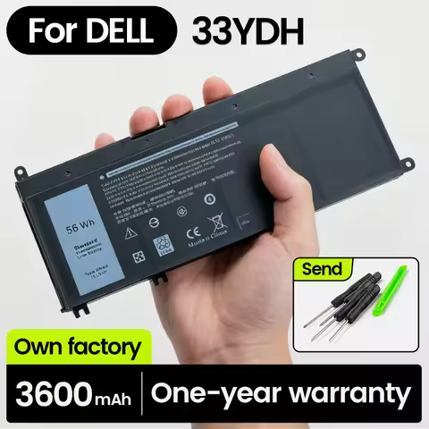 BGBT 33YDH 56Wh Laptop Battery for Dell G3 15 3579 Inspiron 15 7577 13 7353 17 7000 7773 7779 7786 V