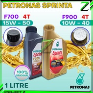 100% Original Petronas Engine Oil (Minyak Engine) F700 4T 15W50 Semi Synthetic &amp; F900 4T 10W40 Fully Synthetic 1.0 Litre