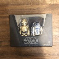 Medicom Toy Star Wars Kubrick 100% C-3PO & R2-D2 Set C3PO R2D2 400% HT Hottoys Hot Toys EB Enterbay 