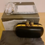Alexander McQueen Clutch On Chain /Tas Pesta Authentic Full Set 2020