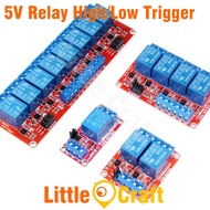 5V Isolated Relay Module With Low / High Level Trigger 1 Channel 2 Channel 4 Channel 8 Channel