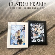 SAYGIFT Scrapbook Picture Frame 5R | Custom Personal Gift [Scrape Frame] Birthday Gift for Girls and