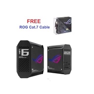 ASUS ROG Rapture GT6 2-pack ( Black ) Tri-Band WiFi 6 Mesh WiFi System ( Pack of 2 ) - 3 Year Local Asus Warranty