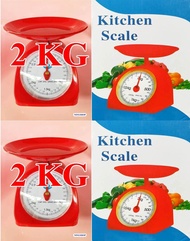 กิโล 2 KG   เครื่องชั่งสปริง ตาชั่งสปริง ตาชั่งอาหาร  กิโล Kitchen Scale 2 กิโล  คละสี
