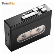 [PETSOLA] Walkman Cassette Player 128 Kbps Full Stereo Sound USB 2.0 DC 5V Binaural Sound Tape Playe