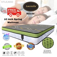 [readystock]﹊❀™Free Shipping / Lucrezia Molise (10inci) Spine Support Spring Mattress / Tilam / King / Queen / Single /