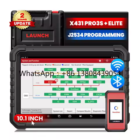 Original X431 PRO3S+ ELITE All System Automotive Scan Tool With SmartLink 2.0 Connector Same As X431