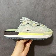 🤩必備休閒涼拖🤩 透氣不悶腳緩震好穿Nike Offline 2.0 穆勒款戶外運動涼拖鞋 | 淺綠熒光黃撞色 | 男款 | 一腳蹬穿脫設計 | 耐磨鋸齒防滑大底|