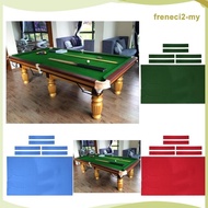 [FrenecieeMY] Light Wool Pool Snooker Table Cloth 6x Felt Strips for 9'' Table 0.6mm Red