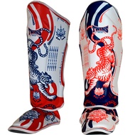 สนับแข้งมวยไทย Twins Special FSGL10-67 "Yant" Muay Thai Boxing Shin Guards Kickboxing MMA ป้องกันหน