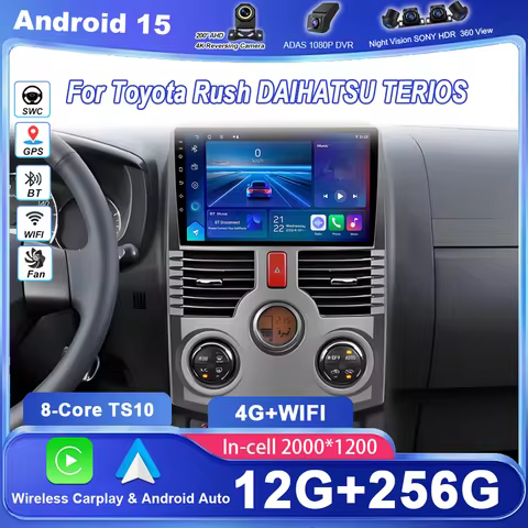 Android Car DVD Radio Stereo For Toyota Rush DAIHATSU TERIOS Auto Multimidia Player GPS Navigation 4