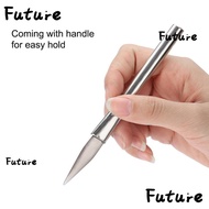 FUTURE Jewelry Burnisher, Agate Tool Silver Handle Agate Burnisher, Professional Tipped Agate Craft 