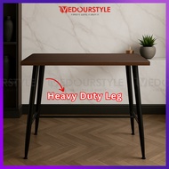 Vedourstyle 95cm Island Table Wood Top Meja Makan Tinggi High Bar Table Dining Restaurant Cafe Table