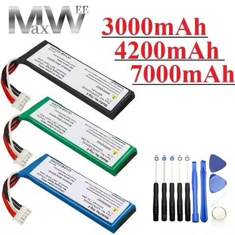 Upgrade 3.7V 3000/4200/7000mAh Battery GSP872693 01 + Tools For Bateria JBL Flip 4 Flip 4 Flip4 Spec
