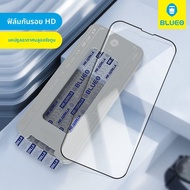 BLUEO | ฟิล์มกันรอยเต็มจอกระจกนิรภัย ป้องกันฝุ่น ป้องกันการสะท้อนแสง สำหรับ iPhone16E