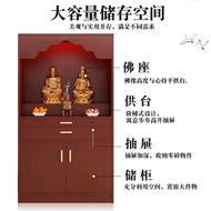 WJBuddha Cabinet Household Buddha Shrine Incense Burner Table Altar with Door Clothes Closet Simple Modern Guanyin God o