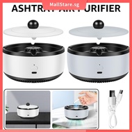 Purifier Ashtray Multifunctional Smokeless Electronic Ashtray with Filter and Fragrance Tablet Detachable Indoor Ashtray Rechargeable Ashtray Air Purifier  SHOPSKC6617