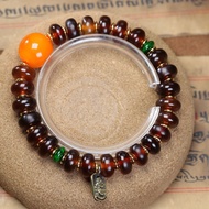 Js Live Supply Wholesale Natural Blood Armor Bracelet Mountain Tortoise Armor Duobao DIY Bracelet We