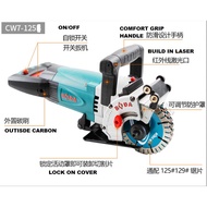 PRC / BODA CW7-125 3000W 4800W 5" 125MM WALL CONCRETE TILE CUTTER CUTTING CHASER Mesin Belah Dinding