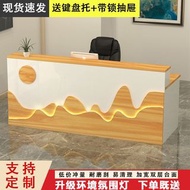 辦公室接待處櫃檯連鍵盤托盤 辦公桌 收銀桌 接待桌 吧台 前臺 櫃臺 收銀台 門市收錢桌 包送貨