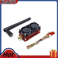 5W 5.8G VTX 5000mW 48CH FPV Video Transmitter with Cooling Fan 2S-6S for FPV Long Range RC Drone