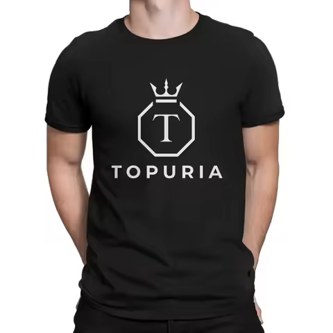Funny Ilia Topuria UFCs T-Shirt Men Crewneck Cotton Topuria Short Sleeve Tees Gift Idea Tops Heavywe