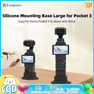 Portable Camera Mount Silicone Action Camera Gimbal Base Desktop Camera Stand Compatible for OSMO Pocket 3 Camera