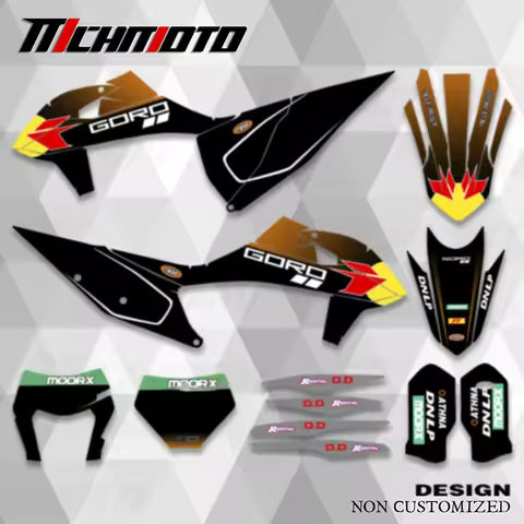 MCHMFG Motorcycle Graphics Decals Sticker Kit For KTM SX SXF 2019 2020 2021 2022 EXC 2020-2023 125 2