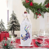 1 / Set DIY Animal Diamond Art Wine Bottle Bag Diamond Painting Wine Bottle Bag Diamond Painting Chr