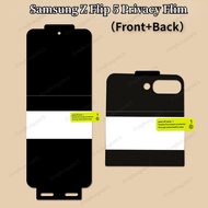 ฟิล์มกันสายลับแอบมองเพื่อความเป็นส่วนตัว EPU Hydrogel ฟิล์มสำหรับ Samsung Galaxy Z Flip 5 Flip5ป้องกันหน้าจอแบบอ่อน