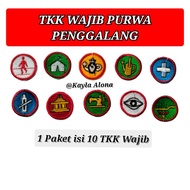 BET MANDATORY TKK BADGE/ FOR PURWA SCOUTS (1 PACKAGE = 10 MANDATORY TKK)
