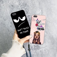 (Don't Touch My Phone) TP Link Neffos C7 Y7 C9 C9A Max X1 Lite X9 Y6 Casing wristband Phone Case