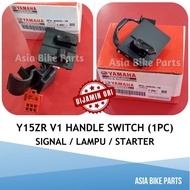 Yamaha Original Y15ZR V1 Handle Switch / Suis Lampu Signal Horn Starter - 2PV-H3975-10 / 2PV-H3976-0