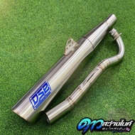 DSB Racing ท่อเลสเวฟ125 srบังลม 2วาล์ว 4วาล์ว คอ32-35-40-45 ปาก52 ไส้แป๊บจิกเกลียว