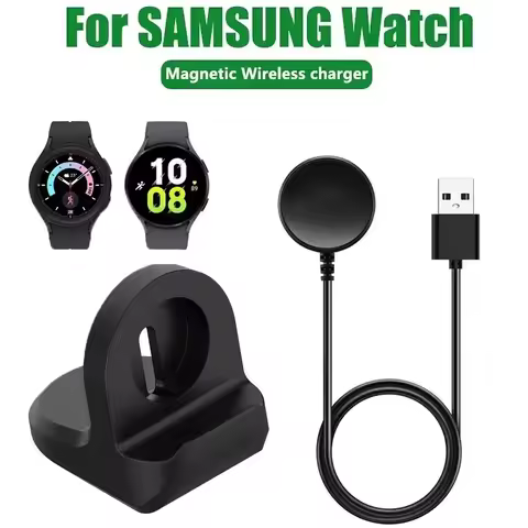 Portable Magnetic Watch Wireless Charger For Samsung Galaxy Active 2 1 USB Fast Charging Cable Dock 