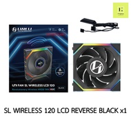 NEW ! [ดูดเข้า / เป่าออก] SL WIRELESS LCD Fancase Lian Li rgb Fan case 120mm พัดลมเคส สีขาว REVERSE 