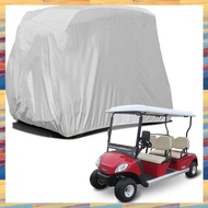 [L M Q N] 4 Passenger Golf Cart Cover 210D Oxford Waterproof Dustproof Roof Enclosure Rain Cover for