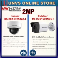 HIK HIKVISION DS-2CD1023/1123G0E-I 2.0MP POE IP 2MP 1080P FULLHD DOME  Network Night Vision CCTV