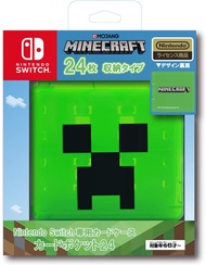 Nintendo Switch Max Games Minecraft Creeper Face 24 Card Case