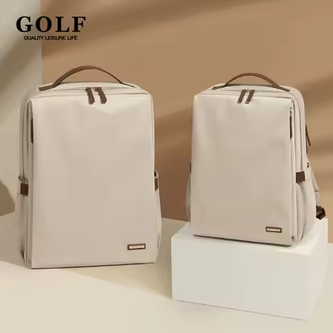 GOLF Casual Backpack Women Nylon Laptop Backpack 15 6 inches Waterproof 14 inch Back Pack Bag Multi 