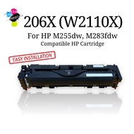 206X(W2110X) 206A(W2110A) Compatible HP Toner Cartridge for HP LaserJet M255dw M283cdw M283fdw