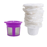 Keurig เครื่องชงกาแฟ K-Cup ทำความสะอาดง่ายด้วยเครื่องกรองแบบใช้แล้วทิ้งแคปซูลถ้วยกระดาษอุปกรณ์ทำกาแฟ